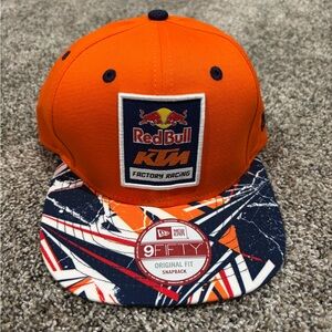 New Era Orange Red Bull KTM Snapback Cap